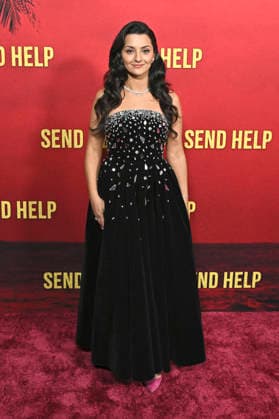 Zainab Azizi at the world premiere of the movie Send Help at the TCL Chinese Theatre Los Angeles, 21 01 2026 Foto:xD.xStarbuckx xFuturexImagex help_6231