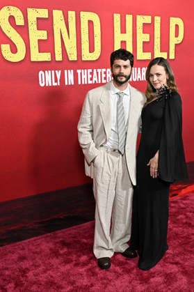 Dylan O Brien and Rachel McAdams at the world premiere of the movie Send Help at the TCL Chinese Theatre Los Angeles, 21 01 2026 Foto:xD.xStarbuckx xFuturexImagex help_6253