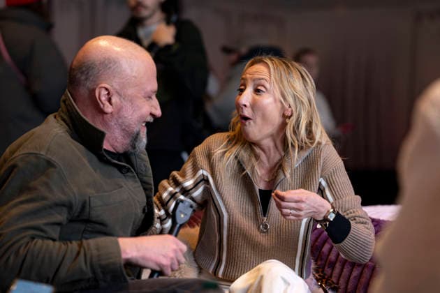 CELEBRITES : Festival International de Comedie - Alpe Huez - 22 01 2026 ALPE D HUEZ, FRANCE - Francois Damiens and Audrey Lamy attend the Police Flash 80 Photocall during the 29th L Alpe d Huez International Comedy Film Festival on January 22, 2026 in Alpe d Huez, France. Photo by Sandrine Thesillat PsNewZ  Copyright: xSandrinexTHESILLATx