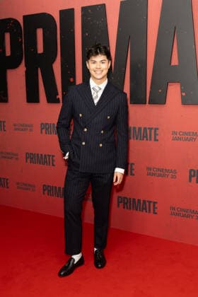Primate UK Gala Screening Cast and Guests attend the Primate Movie UK Gala Screening Featuring: Benjamin Cheng Where: London, United Kingdom When: 21 Jan 2026 Credit: Phil Lewis WENN London United Kingdom Copyright: xPhilxLewis WENNx wenn40896581 PLAAx wenn40896581