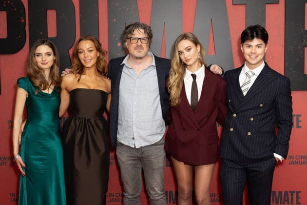 Primate UK Gala Screening Cast and Guests attend the Primate Movie UK Gala Screening Featuring: Gia Hunter, Victoria Wyant, Johannes Roberts, Johnny Sequoyah, Benjamin Cheng Where: London, United Kingdom When: 21 Jan 2026 Credit: Phil Lewis WENN London United Kingdom Copyright: xPhilxLewis WENNx wenn40896589 PLAAx wenn40896589