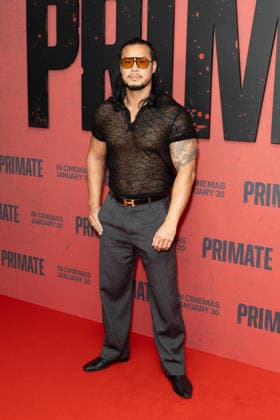 Primate UK Gala Screening Cast and Guests attend the Primate Movie UK Gala Screening Featuring: Quang Luong aka Viper Where: London, United Kingdom When: 21 Jan 2026 Credit: Phil Lewis WENN London United Kingdom Copyright: xPhilxLewis WENNx wenn40896546 PLAAx wenn40896546