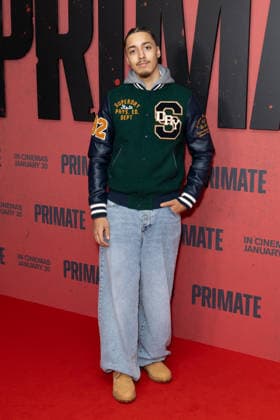 Primate UK Gala Screening Cast and Guests attend the Primate Movie UK Gala Screening Featuring: Jaadin The Kid Where: London, United Kingdom When: 21 Jan 2026 Credit: Phil Lewis WENN London United Kingdom Copyright: xPhilxLewis WENNx wenn40896525 PLAAx wenn40896525