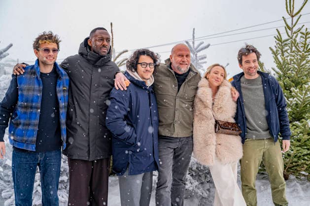 CELEBRITES : Festival International de Comedie - Alpe Huez - 22 01 2026 ALPE D HUEZ, FRANCE - Xavier Lacaille, Thomas Ngijol, Brahim Bouhlel, Francois Damiens, Audrey Lamy, Jean-Baptiste Saurel attend the Police Flash 80 Photocall during the 29th L Alpe d Huez International Comedy Film Festival on January 22, 2026 in Alpe d Huez, France. Photo by Sandrine Thesillat PsNewZ  Copyright: xSandrinexTHESILLATx