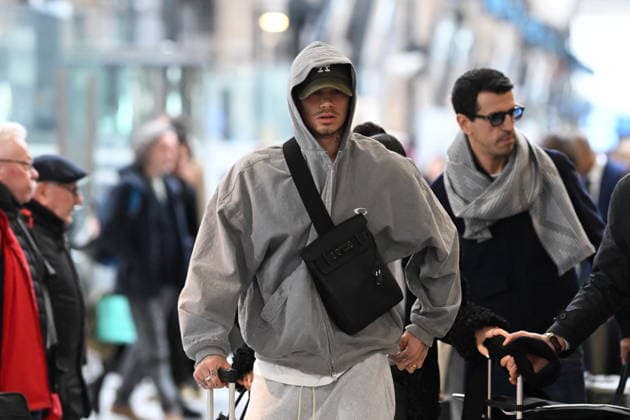 Romeo Beckham and his girlfriend Kim Turnbull arrive at Gare du Nord in Paris during Fashion Week PFW , on January 22, 2026 Pierre Perusseau Bestimage Romeo Beckham and his girlfriend Kim Turnbull arrive at Gare du Nord in Paris during Fashion Week PFW , on January 22, 2026 Paris France  Copyright: xPierrexPerusseaux xBestimagexPierrexPerusseaux xBestimagex