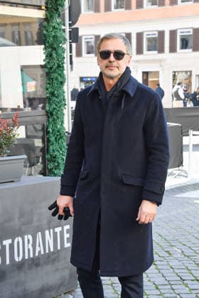 Rome, Death of Valentino Garavani - Day 2 - Chapel of Rest in Rome at his Foundation in Piazza Mignanelli - Pictured: Beppe Covertini  Copyright: xVincenzoxLandix xipa-agency.netx xDxAngelo Landix IPA_Agency_IPA70410142