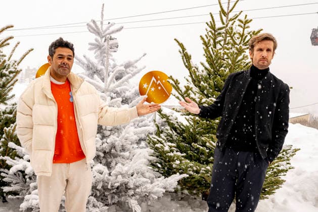 CELEBRITES : Festival International de Comedie - Alpe Huez - 22 01 2026 ALPE D HUEZ, FRANCE - Philippe Lacheau and Jamel Debbouze attend the Marsupulami Photocall during the 29th L Alpe d Huez International Comedy Film Festival on January 22, 2026 in Alpe d Huez, France. Photo by Sandrine Thesillat PsNewZ  Copyright: xSandrinexTHESILLATx