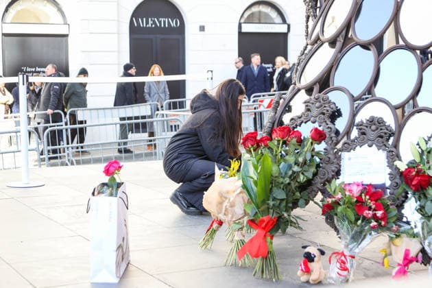 Rome, Death of Valentino Garavani - day 2 - Chapel of rest in Rome at his Foundation in Piazza Mignanelli - In the photo: atmosphere  Copyright: xGiandomenicoxD Angelox xipa-agency.netx xDxAngelo Landix IPA_Agency_IPA70411386