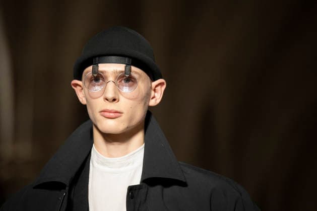 PFW - Issey Miyake Runway A model wears a creation as part of the Issey Miyake Fall Winter 2026-2027 Men s collection presented in Paris, Thursday, Jan. 22, 2026. Photo by Eliot Blondet ABACAPRESS.COM Paris France France  Copyright: xBlondetxEliot ABACAx