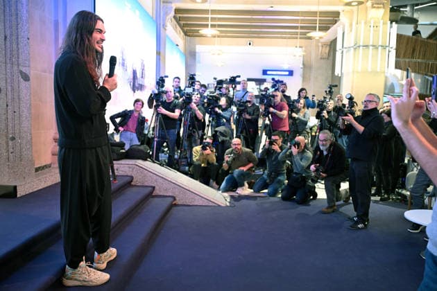 The team of the film Sirat to know if it will finally be nominated for the Oscars 2026 The director of the film Sirat , Óliver Laxe, during the press conference at Espacio Movistar, on January 22, 2026, in Madrid Spain FAMOUSES CINEMA FILM OSCAR FILM José Madrid Madrid Spain  Copyright: xJosÃ xOlivax 7236193