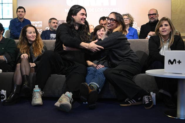 The team of the film Sirat to know if it will finally be nominated for the Oscars 2026 The director of the film Sirat , Óliver Laxe, and his team during the press conference at Espacio Movistar, on January 22, 2026, in Madrid Spain FAMOUS CINEMA FILM OSCAR FILM José Madrid Madrid Madrid Spain  Copyright: xJosÃ xOlivax 7236203
