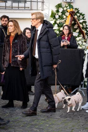 Valentino Garavani, who died on January 20, 2026, is lying in state before the funeral at the PM23 exhibition site in Rome, Italy, on 22 January, 2026. Valentino Garavani, who died on January 20, 2026, is lying in state before the funeral at the PM23 exhibition site in Rome, Italy, on 22 January, 2026., Credit:Stefano Costantino TTL Avalon Italy, Rome  Copyright: xStefanoxCostantinoxTTLx xAvalonx 1068309093