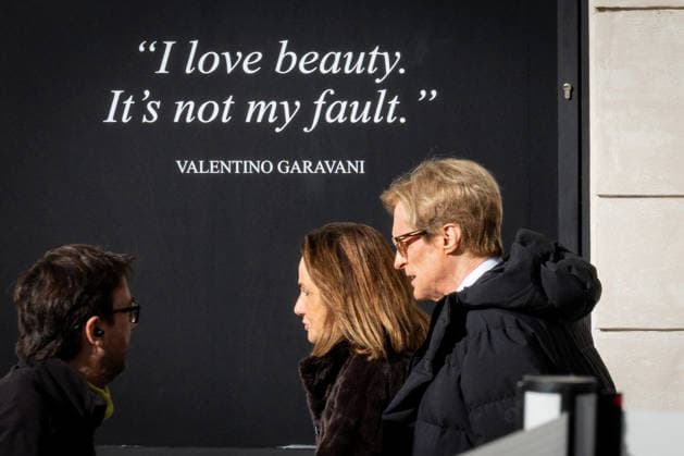 Valentino Garavani, who died on January 20, 2026, is lying in state before the funeral at the PM23 exhibition site in Rome, Italy, on 22 January, 2026. Valentino Garavani, who died on January 20, 2026, is lying in state before the funeral at the PM23 exhibition site in Rome, Italy, on 22 January, 2026., Credit:Stefano Costantino TTL Avalon Italy, Rome  Copyright: xStefanoxCostantinoxTTLx xAvalonx 1068309110