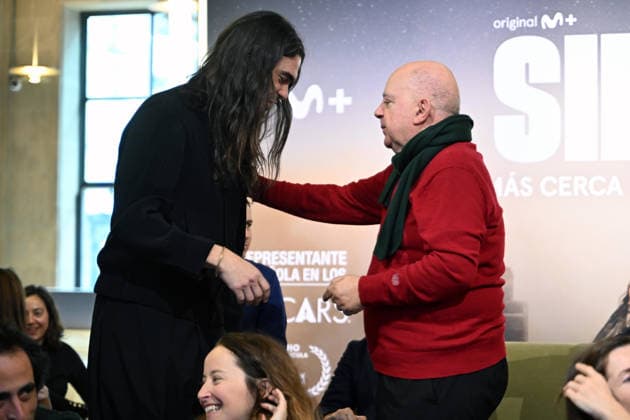 The team of the film Sirat to know if it will finally be nominated for the Oscars 2026 The director of the film Sirat , Óliver Laxe, and Agustín Almodóvar during the press conference at Espacio Movistar, on January 22, 2026, in Madrid Spain FAMOUSES CINEMA FILM OSCAR José Madrid Madrid Madrid Spain  Copyright: xJosÃ xOlivax 7236208