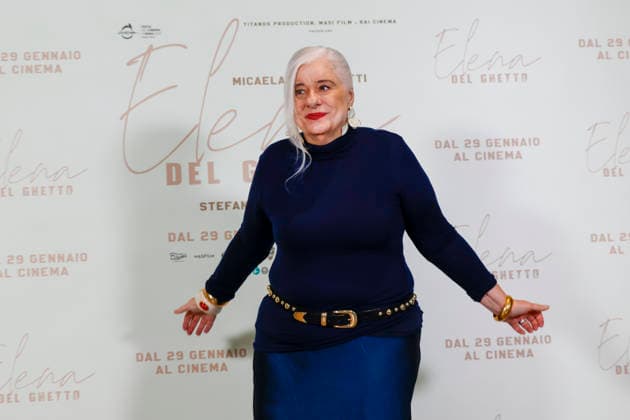 January 22, 2026, Rome, Rome, Italy: January 22, 2026, Rome, photocall for the film Elena del Ghetto, pictured: Claudia della Seta Rome Italy  - ZUMAa289 20260122_zia_a289_044 Copyright: xCristianoxMinichiellox