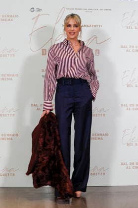 January 22, 2026, Rome, Rome, Italy: January 22, 2026, Rome, photocall for the film Elena del Ghetto, featuring Micaela Ramazzotti Rome Italy  - ZUMAa289 20260122_zia_a289_065 Copyright: xCristianoxMinichiellox