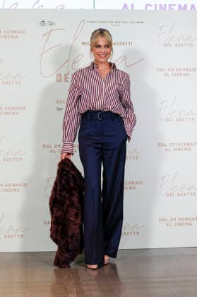 January 22, 2026, Rome, Rome, Italy: January 22, 2026, Rome, photocall for the film Elena del Ghetto, featuring Micaela Ramazzotti Rome Italy  - ZUMAa289 20260122_zia_a289_066 Copyright: xCristianoxMinichiellox