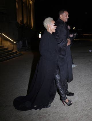 Jada Pinkett and Will Smith seen leaving Grand Palais where their son Jaden Smith presented his collaboration as Louboutin artistic director, during Paris Fashion Week Featuring: Jada Pinkett and Will Smith Where: Paris, France When: 21 Jan 2026 Credit: Jasmine Aissaoui INSTARimages EDITORIAL USE ONLY. NOT FOR USE BY NEWSPAPERS BASED IN THE UK. Copyright: xJasminexAissaouix instar55403492