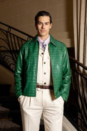 Corentin Huard au défilé Drôle de Monsieur Collection Prêt à Porter Mode Masculine Automne Hiver 2026 2027 lors de la Fashion Week de Paris PFW , le 22 janvier 2026 Jeremy Melloul Bestimage Photocall Drole de Monsieur Fashion Show Menswear Collection Fall Winter 2026 2027 during Paris Fashion Week on January 22, 2026 Paris France  Copyright: xJeremyxMelloulx xBestimagexJeremyxMelloulx xBestimagex