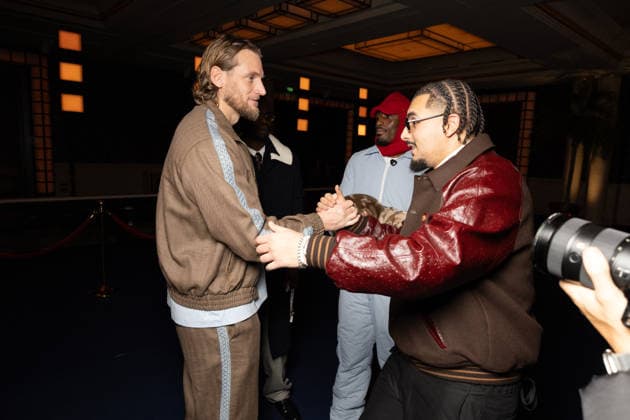 RK, Ragnar le Breton au défilé Drôle de Monsieur Collection Prêt à Porter Mode Masculine Automne Hiver 2026 2027 lors de la Fashion Week de Paris PFW , le 22 janvier 2026 Jeremy Melloul Bestimage Photocall Drole de Monsieur Fashion Show Menswear Collection Fall Winter 2026 2027 during Paris Fashion Week on January 22, 2026 Paris France  Copyright: xJeremyxMelloulx xBestimagexJeremyxMelloulx xBestimagex