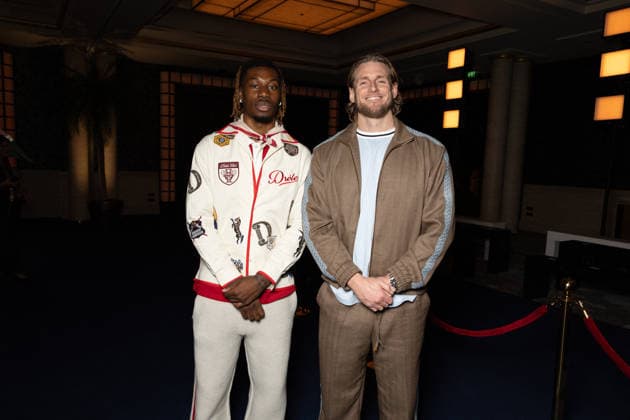 Christopher Wooh , Ragnar le Breton au défilé Drôle de Monsieur Collection Prêt à Porter Mode Masculine Automne Hiver 2026 2027 lors de la Fashion Week de Paris PFW , le 22 janvier 2026 Jeremy Melloul Bestimage Photocall Drole de Monsieur Fashion Show Menswear Collection Fall Winter 2026 2027 during Paris Fashion Week on January 22, 2026 Paris France  Copyright: xJeremyxMelloulx xBestimagexJeremyxMelloulx xBestimagex