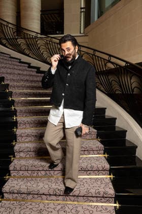 Taylor Chiche au défilé Drôle de Monsieur Collection Prêt à Porter Mode Masculine Automne Hiver 2026 2027 lors de la Fashion Week de Paris PFW , le 22 janvier 2026 Jeremy Melloul Bestimage Photocall Drole de Monsieur Fashion Show Menswear Collection Fall Winter 2026 2027 during Paris Fashion Week on January 22, 2026 Paris France  Copyright: xJeremyxMelloulx xBestimagexJeremyxMelloulx xBestimagex