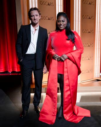 January 22, 2026, Los Angeles, California, USA: LEWIS PULLMAN and DANIELLE BROOKS at the 98Th OscarsÃ‚Â® Nominations Announcement. Los Angeles USA - ZUMAb173 20260122_aap_b173_018 Copyright: xBillyxBennightx