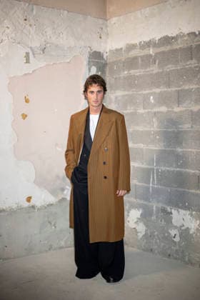PFW Dries Van Noten photocall Mattia Stanga attends the Dries Van Noten Menswear Fall Winter 2026-2027 show as part of Paris Fashion Week on January 22, 2026 in Paris, France. Photo by Eliot Blondet ABACAPRESS.COM Paris France France  Copyright: xBlondetxEliot ABACAx