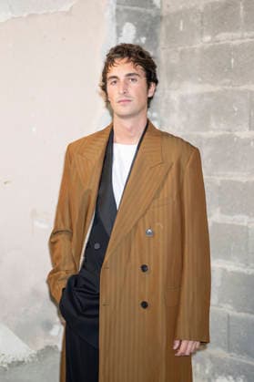 PFW Dries Van Noten photocall Mattia Stanga attends the Dries Van Noten Menswear Fall Winter 2026-2027 show as part of Paris Fashion Week on January 22, 2026 in Paris, France. Photo by Eliot Blondet ABACAPRESS.COM Paris France France  Copyright: xBlondetxEliot ABACAx