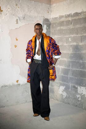 PFW Dries Van Noten photocall Alioune Fall attends the Dries Van Noten Menswear Fall Winter 2026-2027 show as part of Paris Fashion Week on January 22, 2026 in Paris, France. Photo by Eliot Blondet ABACAPRESS.COM Paris France France  Copyright: xBlondetxEliot ABACAx