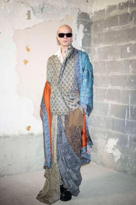 PFW Dries Van Noten photocall Simone (Ecce Homo) attends the Dries Van Noten Menswear Fall Winter 2026-2027 show as part of Paris Fashion Week on January 22, 2026 in Paris, France. Photo by Eliot Blondet ABACAPRESS.COM Paris France France  Copyright: xBlondetxEliot ABACAx