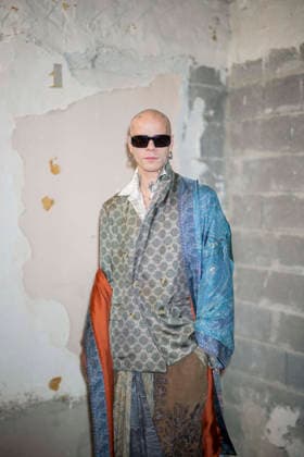 PFW Dries Van Noten photocall Simone (Ecce Homo) attends the Dries Van Noten Menswear Fall Winter 2026-2027 show as part of Paris Fashion Week on January 22, 2026 in Paris, France. Photo by Eliot Blondet ABACAPRESS.COM Paris France France  Copyright: xBlondetxEliot ABACAx