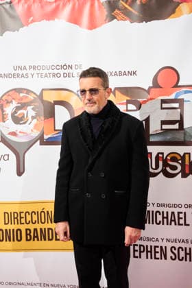 Godspell Madrid Premiere Antonio Banderas attends Godspell Premiere at Pavon Theatre on January 22, 2026 in Madrid, Spain Photo by IMAGO MPG Madrid Pavon Theatre Madrid Spain  Copyright: xMPGx