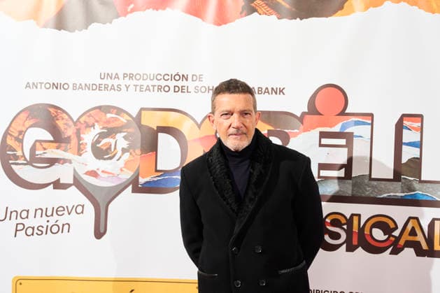 Godspell Madrid Premiere Antonio Banderas attends Godspell Premiere at Pavon Theatre on January 22, 2026 in Madrid, Spain Photo by IMAGO MPG Madrid Pavon Theatre Madrid Spain  Copyright: xMPGx