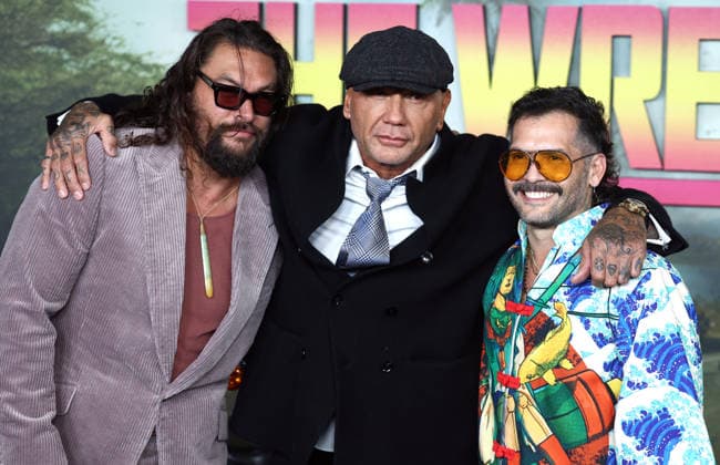 UK: Special Screening of the movie The Wrecking Crew Jason Momoa, Dave Bautista and director Angel Manuel Soto attend the Special Screening of the movie The Wrecking Crew at Cineworld Leicester Square in London, UK. London Cineworld Leicester Square UK Copyright: xFredxDuvalx