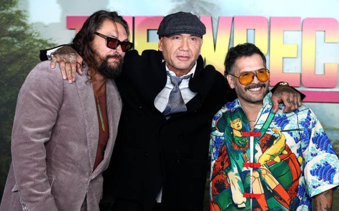 UK: Special Screening of the movie The Wrecking Crew Jason Momoa, Dave Bautista and director Angel Manuel Soto attend the Special Screening of the movie The Wrecking Crew at Cineworld Leicester Square in London, UK. London Cineworld Leicester Square UK Copyright: xFredxDuvalx