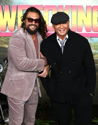 UK: Special Screening of the movie The Wrecking Crew Jason Momoa and Dave Bautista attend the Special Screening of the movie The Wrecking Crew at Cineworld Leicester Square in London, UK. London Cineworld Leicester Square UK Copyright: xFredxDuvalx