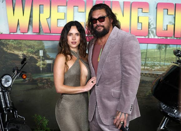 UK: Special Screening of the movie The Wrecking Crew Adria Arjona and Jason Momoa attend the Special Screening of the movie The Wrecking Crew at Cineworld Leicester Square in London, UK. London Cineworld Leicester Square UK Copyright: xFredxDuvalx
