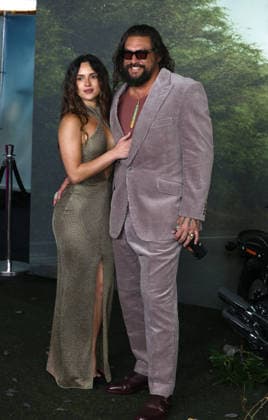 UK: Special Screening of the movie The Wrecking Crew Adria Arjona and Jason Momoa attend the Special Screening of the movie The Wrecking Crew at Cineworld Leicester Square in London, UK. London Cineworld Leicester Square UK Copyright: xFredxDuvalx
