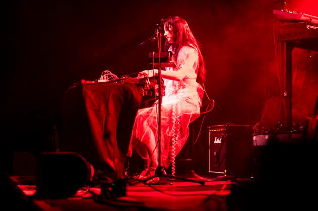 Concert by Hinako Omori in Berlin Concert by Hinako Omori on 22 01 2026 at the sold out Huxleys Neue Welt in Berlin She played in the supporting program of Anna von Hausswolff , Berlin Berlin Germany Neukölln