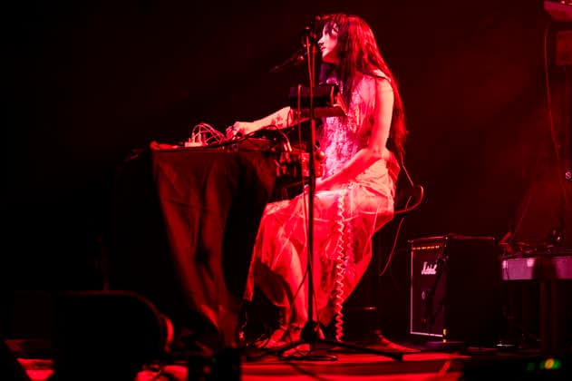 Concert by Hinako Omori in Berlin Concert by Hinako Omori on 22 01 2026 at the sold out Huxleys Neue Welt in Berlin She played in the supporting program of Anna von Hausswolff , Berlin Berlin Germany Neukölln