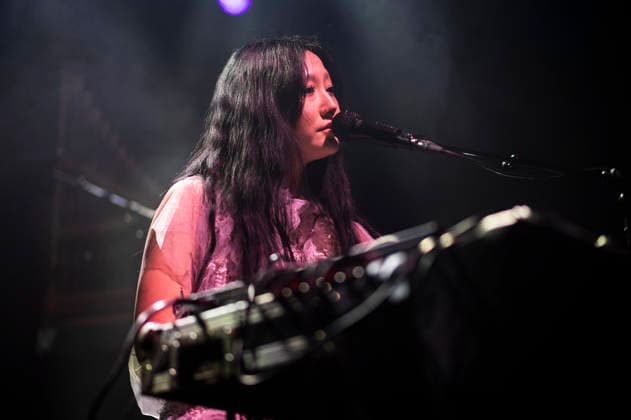 Concert by Hinako Omori in Berlin Concert by Hinako Omori on 22 01 2026 at the sold out Huxleys Neue Welt in Berlin She played in the supporting program of Anna von Hausswolff , Berlin Berlin Germany Neukölln