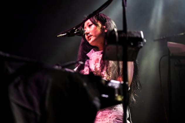 Concert by Hinako Omori in Berlin Concert by Hinako Omori on 22 01 2026 at the sold out Huxleys Neue Welt in Berlin She played in the supporting program of Anna von Hausswolff , Berlin Berlin Germany Neukölln