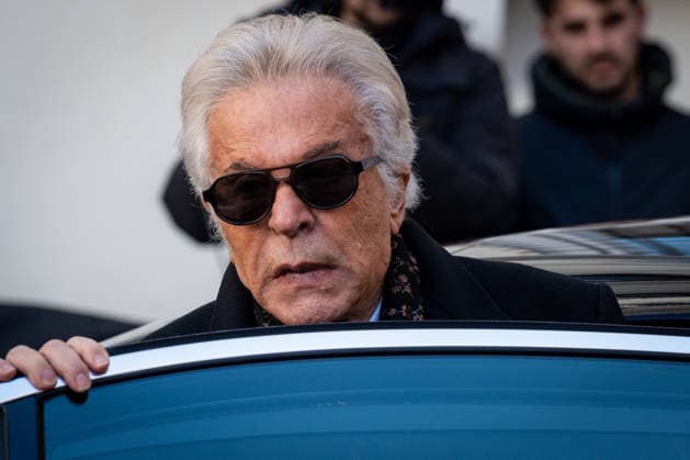 Valentino Garavani s Mortuary Chapel in Rome - 22 Jan 2026 Giancarlo Giammetti is seen outside the PM23 exhibition site, where Valentino Garavani, who died on January 20, 2026, is lying in state before the funeral. Rome Italy Copyright: xStefanoxCostantinox xSOPAxImagesx SCOSTANTINO_26CRO0468