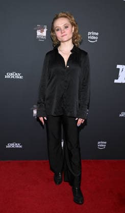 ˜The Gray House™ Los Angeles Premiere Ella Schrey-Yeats arriving to ˜The Gray House™ Los Angeles Premiere at Sherry Lansing Theatre on January 22, 2025 in Hollywood, CA. Hollywood Sherry Lansing Theatre California USA Copyright: xLISAxOConnor AFF-USA.comx