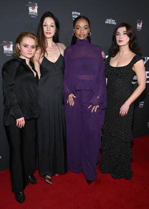 ˜The Gray House™ Los Angeles Premiere Ella Schrey-Yeats, Hannah James, Amethyst Davis and Catherine Hannay arriving to ˜The Gray House™ Los Angeles Premiere at Sherry Lansing Theatre on January 22, 2025 in Hollywood, CA. Hollywood Sherry Lansing Theatre California USA Copyright: xLISAxOConnor AFF-USA.comx