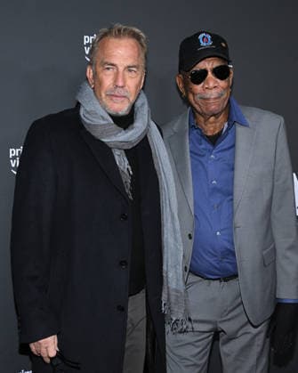˜The Gray House™ Los Angeles Premiere Kevin Costner and Morgan Freeman arriving to ˜The Gray House™ Los Angeles Premiere at Sherry Lansing Theatre on January 22, 2025 in Hollywood, CA. Hollywood Sherry Lansing Theatre California USA Copyright: xLISAxOConnor AFF-USA.comx