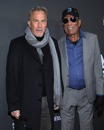 ˜The Gray House™ Los Angeles Premiere Kevin Costner and Morgan Freeman arriving to ˜The Gray House™ Los Angeles Premiere at Sherry Lansing Theatre on January 22, 2025 in Hollywood, CA. Hollywood Sherry Lansing Theatre California USA Copyright: xLISAxOConnor AFF-USA.comx
