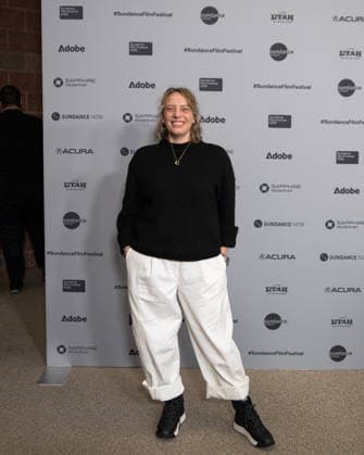 January 22, 2026, Park City, Utah, USA: Sundance Film Festival 2026: Editor Chloe Lambourne, of The Disciple, poses ahead of the film s premiere. Park City USA - ZUMAi207 20260122_zsp_i207_016 Copyright: xAbramxImanx