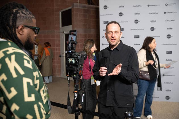 January 22, 2026, Park City, Utah, USA: Sundance Film Festival 2026: Composer MJ Cole, of The Disciple, answers questions ahead of the film s premiere. Park City USA - ZUMAi207 20260122_zsp_i207_017 Copyright: xAbramxImanx